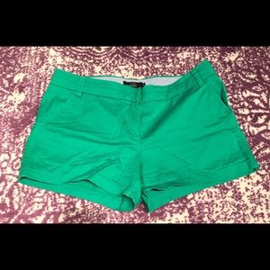 J. Crew 4” Green Chino Shorts